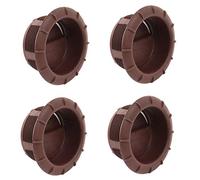 Truma Embout de sortie d'air chaud 65 mm - Tuyau d'air chaud refermable (4 x marron)