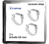 truma Lot de 3 colliers de serrage ÜS pour tuyau de ventilateur 65 mm pour chauffage, climatisation, distribution d'air