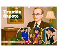 Truman Capote (Wandkalender 2026 DIN A3 quer), CALVENDO Monatskalender: Hommage an den Autor, der den Tatsachenroman erfand