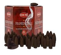 TRUMIRI Cônes d'encens en rétrodiffusion pour encens en cascade aromatique Brûleurs de fumée Brume - 40 pièces (2x20) - Ensemble cadeau