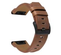 TRUMiRR Bracelet Remplacement pour Garmin Fenix 8 43mm / 7S / 6S / 5S, 20mm Bracelet de montre en cuir véritable Quick Fit pour Epix Pro 42mm / Instinct 2S / Approach S70 42mm