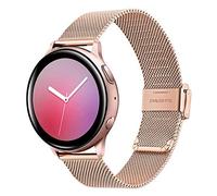 TRUMiRR Compatible avec Galaxy Watch 5 & 4 Bracelet en Maille d'acier Inoxydable 20 mm pour Samsung Galaxy Watch 7/6/5/4 40 mm