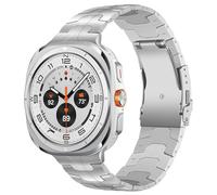 TRUMiRR Pulsera de titanio Remplacement pour Galaxy Watch Ultra 47mm Hombres Mujeres, Robusta correa de reloj de metal de titanio Brazalete sin holgura pour Samsung Galaxy Watch Ultra 47mm