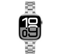 TRUMiRR Remplacement pour Apple Watch Series 7 41mm Bracelet Femme Starlight, Bracelet fin en acier inoxydable Remplacement de la ceinture femelle pour iWatch SE Series 7 6 5 4 3 2 1 41mm 40mm 38mm