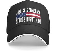 Trump 2024 Chapeau Le Retour De L'amérique Commence Maintenant Casquette Hommes Papa Chapeaux Casquette À La Mode