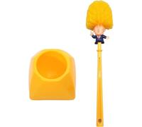 Trump Brosse de toilette pour toilettes - Cadeau amusant - Cadeau amusant - Pour nettoyer la salle de bain (avec support)
