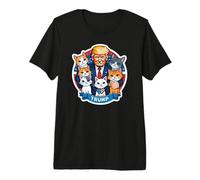Trump Cats Trump 2024 Election T-Shirt Haut de Gamme