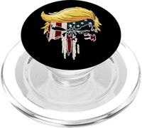 Trump Drapeau américain 2024 Rélection du deuxième Trimestre PopSockets PopGrip pour MagSafe