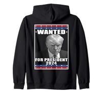 Trump est recherché pour Le président américain Patriote de 2024 Sweat à Capuche