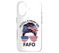 Trump Fafo US Flag,F Around Find Out I'm Still a Trump Girl Coque pour iPhone 17