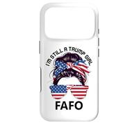 Trump Fafo US Flag,F Around Find Out I'm Still a Trump Girl Coque pour iPhone 17 Pro