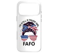 Trump Fafo US Flag,F Around Find Out I'm Still a Trump Girl Coque pour iPhone 17 Pro Max