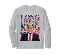 Trump, Longue Vie au Roi, Un drôle de Partisan Patriotique de Trump Manche Longue
