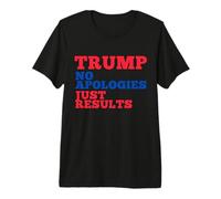 Trump Pas d'excuses, Juste des résultats T-Shirt Haut de Gamme