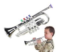 Trumpet- | Musical Trumpet Horn Toy, Wind Instrument for Kids, Parent Child Music Teaching Aid, Fun Toy for Boys and Girls, Early Learning Instrument, Interactive Play and Music Discovery
