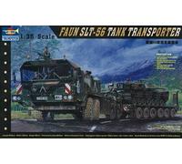 Trumpeter 00203 - 1:35 FAUN Éléphant SLT-56 Transport De Char - Neuf
