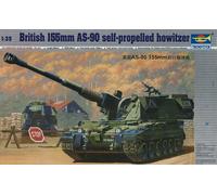 Trumpeter Maquette AS-90 155 mm britannique – 1:35 – Plastique Vert