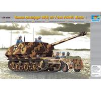Trumpeter 00354 Kit de modélisme PzKpfw 39 (H) Char Chasseur avec 7,5 cm Pak 40/1 Marder