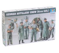 Trumpeter Kit de figurines Mortier Karl 00409 – Équipage d'artillerie allemand 1/35 Plastique 8 fig.