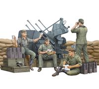 Trumpeter 00432 - 1:3 5 Allemand Anti-aircraft Pistolet Équipage - Neuf