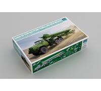TRUMPETER 01081 MAQUETTE SOVIET ZIL-131V TOW 2T3M1 TRAILER WITH 8K14 MISSILE 1/3