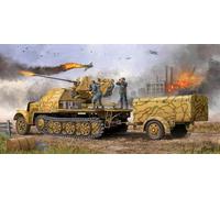 Trumpeter Maquette 01526 – Canon automoteur Sd.Kfz.7/2 3,7 cm Flak 37 allemande – version tardive