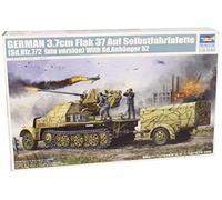 German 3,7cm Flak 37 Auf Selbstfahrlafette Sd.kfz. 7/2 Late Version- 1:35e -