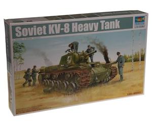 Trumpeter 01565 modèle Kit Soviet KV-8 Heavy Tank