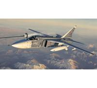 Trumpeter - Kit de modélisme en plastique - 1/72 SU-24M Fencer D - Rouge/Blanc