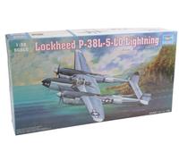 Maquette Avion : Lockheed P-38l-5-L0 Lightning Usaf 1944-Trumpeter