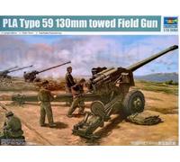Pla Type 59 130mm Towed Field Gun - 1:35e - Trumpeter G