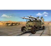 Maquette Lance Missile Soviet 5p71 Launcher With 5v27 Missile Pechora (sa-3b Goa