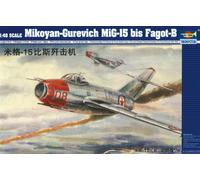 Trumpeter MiG-15 Bis Fagot 1:48 – Neuf