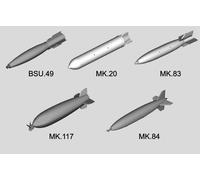 Trumpeter 03307 - 1:3 2 Smart Missiles(26 Pièces - Neuf