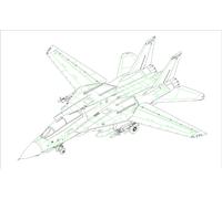 Trumpeter 03918 - 1:144 F-14B Tomcat - Neuf