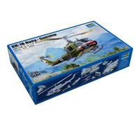 Trumpeter 05112 Uh-1b Huey Gunship 1/35 : 330+ Pièces, Cockpit Détaillé, Rotor F