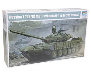 Trumpeter 05599 - Modélisme Jeu de Russian T 72B Percy Poignées/B1 MBT