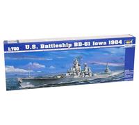 Trumpeter Modélisme – Jeu de cuirassé USS Iowa BB 61 (1984) – 05701