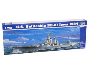 Trumpeter 05701 Modélisme Jeu de Cuirassé USS Iowa BB 61 1984