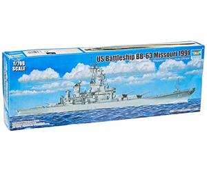 Trumpeter 05705 Kit de modélisme Cuirassé USS Missouri BB-63 1991