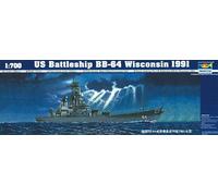 Trumpeter Kit de Cuirassé 05706 USS Wisconsin BB 64 1991