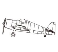 Trumpeter 06406 - 1:350 F6F HELLCAT (Pré-peint) - Neuf