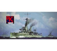 Trumpeter 06705 Hms Dreadnought 1915 Battleship Kit Plastique 1/700 Echelle T48