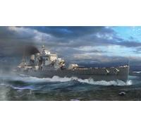 Maquette Bateau Hms Exeter Trumpeter 06744 1/700ème Maquette Char Promo
