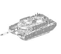 Trumpeter 07193 - 1/72 Leopard2A6M CAN MBT - Neuf