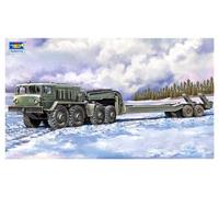 Trumpeter 07194 - Maz-537G Intermediate Type with Maz/Chmzap 5247G Semi-Trailer - échelle 1/72 - Plastique modèle Kit - modèle à Assembler