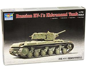 Trumpeter 07230 Kit de modélisation Soviet KV-1S Ehkranami