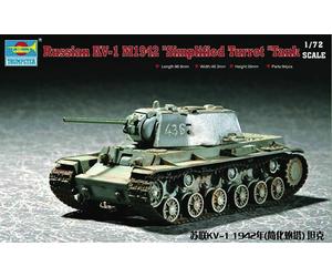 Trumpeter 07234 - 1:72 Russe KV-1 (Modèle 1942) - Neuf