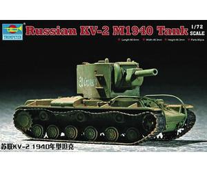 Trumpeter 07235 - 1:72 Soviétique KV-2 M1940 - Neuf
