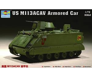 Trumpeter 07237 - 1:72 US M 113 Acav Blindé Car - Neuf